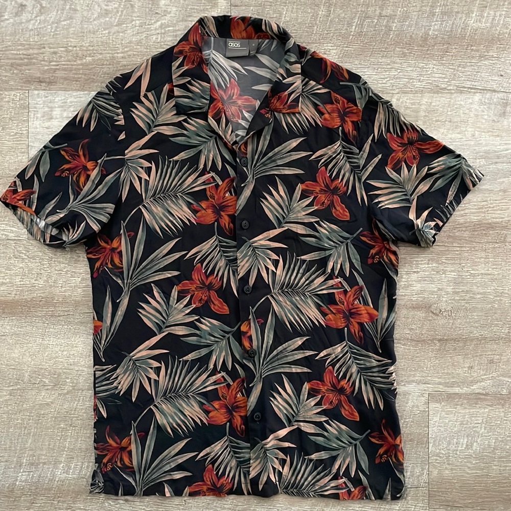 ASOS - relaxed fit Hawaiian short sleeve shirt